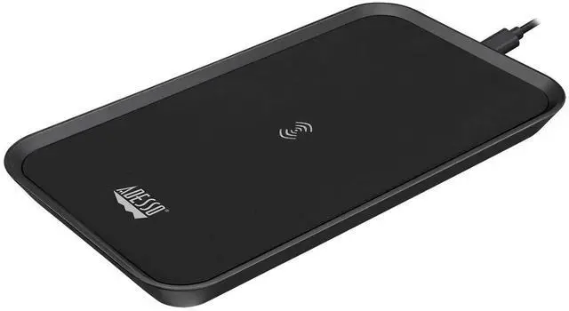 Alt view image 13 of 13 - Adesso AUH-1030 10W Max Qi-Certified 3 Coils Wireless Charging Pad