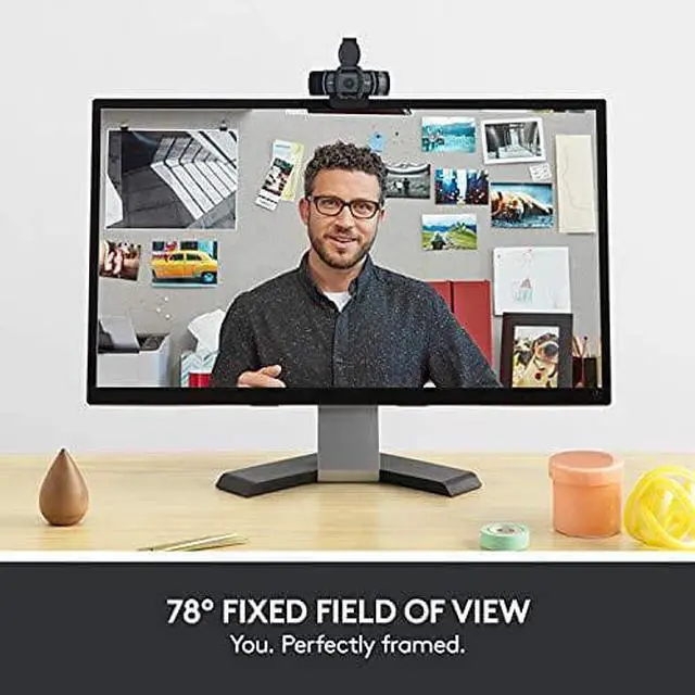 Alt view image 5 of 20 - Logitech C920e HD 1080p Business Webcam 3.0 Megapixels Black (960-001401)
