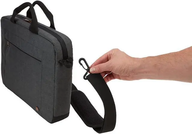 Alt view image 15 of 18 - Case Logic 3203694 14 in. Era Attache Laptop Case, Black