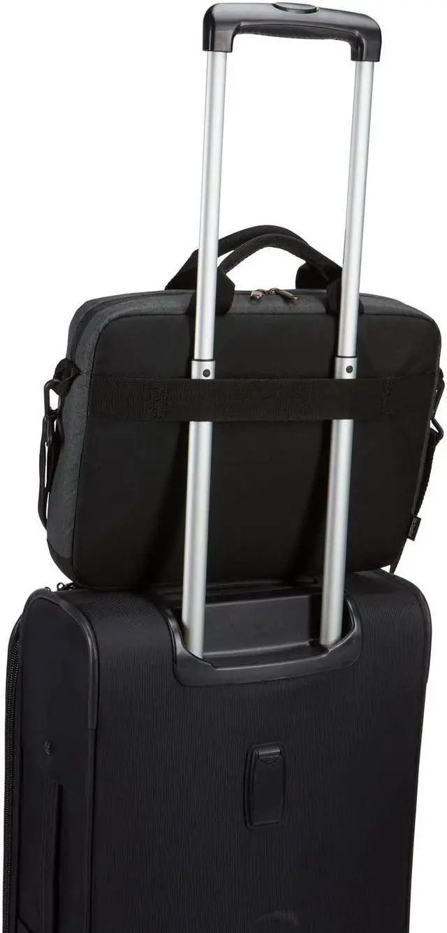 Alt view image 16 of 18 - Case Logic 3203694 14 in. Era Attache Laptop Case, Black