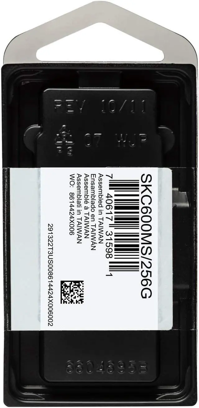Alt view image 13 of 20 - Kingston KC600 256GB MSATA Internal Solid State Drive SKC600MS/256G