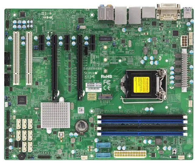 Alt view image 12 of 12 - Supermicro X11SAE Workstation Motherboard - Intel C236 Chipset - Socket H4 LGA-1151 - Bulk Pack - OEM