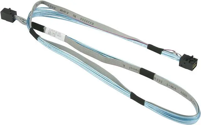 Alt view image 11 of 12 - Supermicro CBL-SAST-0531 MiniSAS HD to MiniSAS HD 80cm Cable