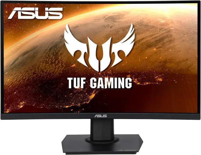Alt view image 8 of 12 - ASUS TUF GAMING VG24VQE 23.6IN 1080P FULL HDASUS TUF Gaming VG24VQE 23.6 Curved Monitor, 1080P Full HD, 165Hz (Supports 144Hz), 1ms, Extreme Low Motion Blur, FreeSync Premium, Shadow Boost, Eye Care