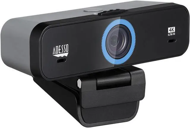 Alt view image 14 of 20 - Adesso CyberTrack K4 Webcam - 8 Megapixel - 30 fps - USB 2.0 - 3840 x 2160 Video - CMOS Sensor - Fixed Focus - Microphone - Monitor, Notebook, TV - Windows 10