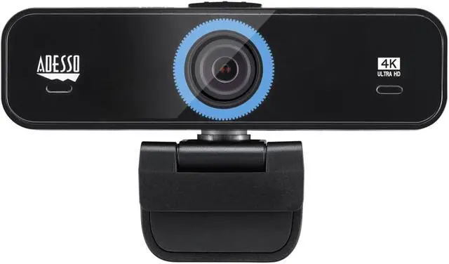 Alt view image 15 of 20 - Adesso CyberTrack K4 Webcam - 8 Megapixel - 30 fps - USB 2.0 - 3840 x 2160 Video - CMOS Sensor - Fixed Focus - Microphone - Monitor, Notebook, TV - Windows 10