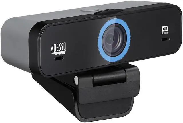 Alt view image 16 of 20 - Adesso CyberTrack K4 Webcam - 8 Megapixel - 30 fps - USB 2.0 - 3840 x 2160 Video - CMOS Sensor - Fixed Focus - Microphone - Monitor, Notebook, TV - Windows 10