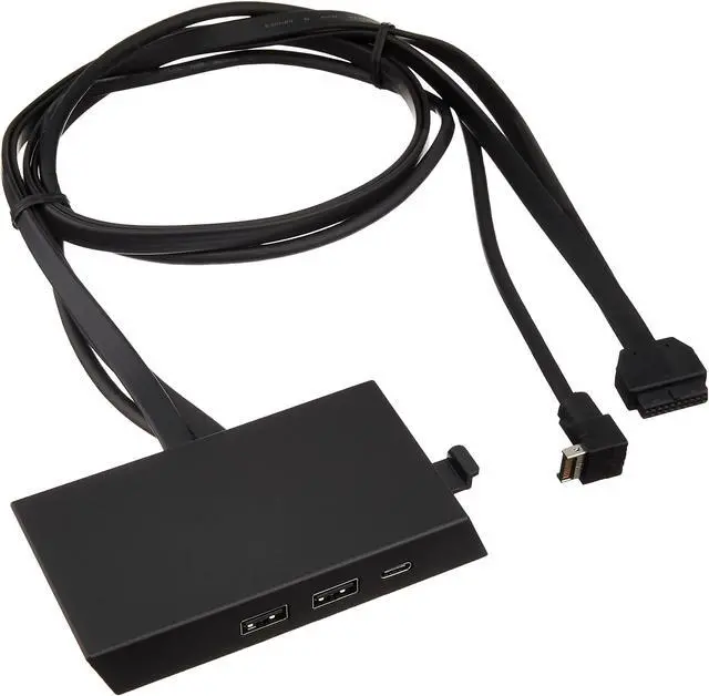 Alt view image 5 of 6 - Lian-Li O11DE-3X Addition I/O Kit for O11 Dynamic EVO Black -----O11DE-3X