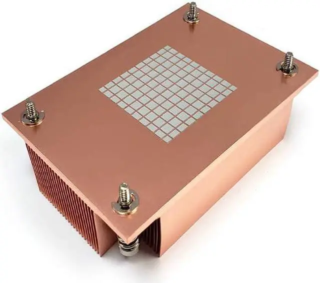 Alt view image 3 of 5 - dynatron a37 amd ryzen am4 copper passive 1u server heatsink