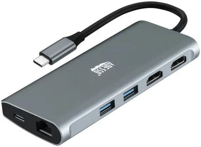 Alt view image 6 of 12 - Adesso 9-in-1 USB-C Multi-Port Docking Station (TAA Compliant)