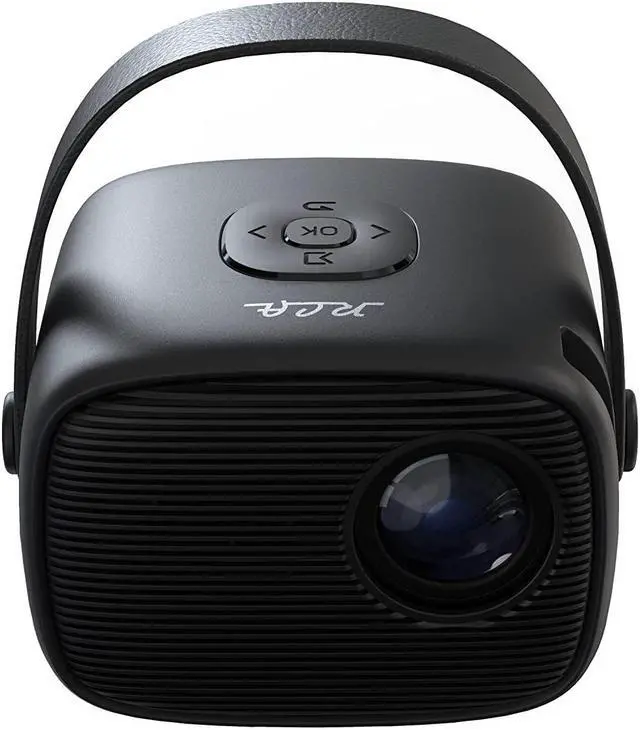 Alt view image 12 of 14 - RCA RPJ264BLK Retro 480P Black Portable Home Theater Projector