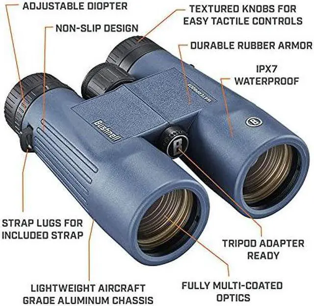 Alt view image 9 of 10 - H2O 10X42 ROOF BINOCULARS