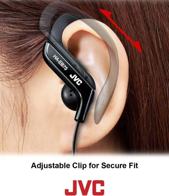 Alt view image 2 of 7 - Sports Clip Headphone (Black)