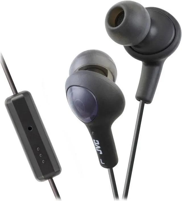 Alt view image 7 of 10 - JVC HAFR6V Gumy Plus Earbuds with Remote & Microphone (Violet)