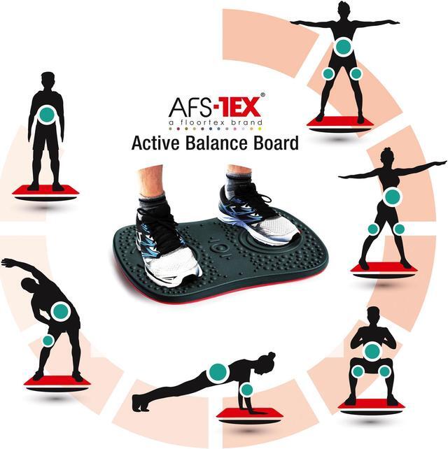 Alt view image 18 of 20 - AFS-TEX Active Anti-Microbial Exercise Wobble Balance Board