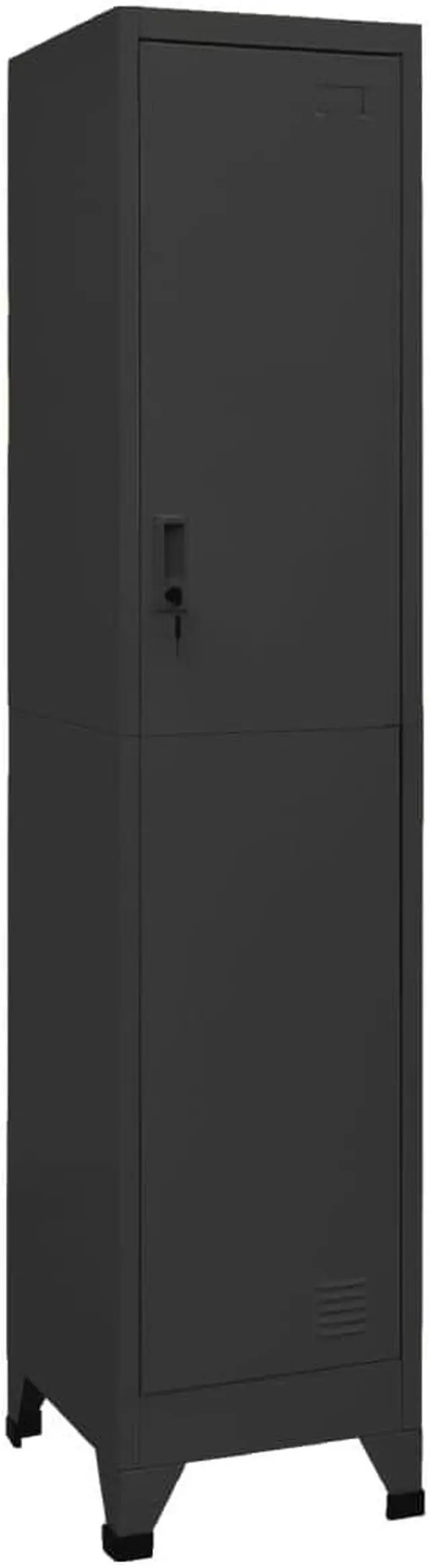 Main image of vidaXL Locker Cabinet Anthracite 15"x17.7"x70.9" Steel