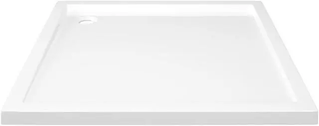 Alt view image 9 of 12 - vidaXL Square ABS Shower Base Tray White 31.5"x31.5"