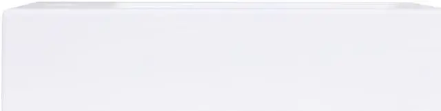 Alt view image 6 of 14 - vidaXL Wash Basin 15.7"x8.7"x3.5" SMC White