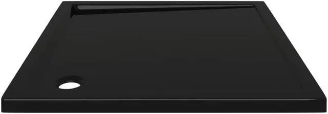 Alt view image 9 of 12 - vidaXL Square ABS Shower Base Tray Black 31.5"x31.5"