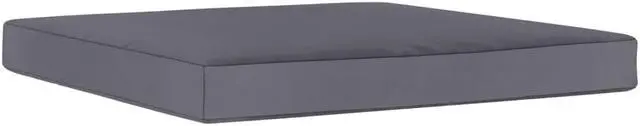Alt view image 11 of 20 - vidaXL Chair Cushion Outdoor Pallet Cushion Seat Pad Anthracite Oxford Fabric