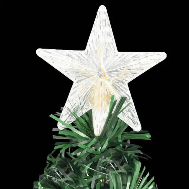 Alt view image 8 of 16 - vidaXL Artificial Christmas Tree with Stand/LED 82.7" Fiber Optic
