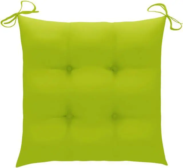 Alt view image 9 of 16 - vidaXL Chair Cushion 4 Pcs Outdoor Patio Seat Cushion Bright Green Oxford Fabric