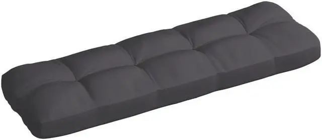 Alt view image 10 of 15 - vidaXL Chair Cushion Outdoor Pallet Seat Cushion Sofa Pad Anthracite Fabric