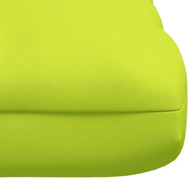 Alt view image 6 of 13 - vidaXL Pallet Sofa Cushion Bright Green 47.2"x31.5"x3.9"