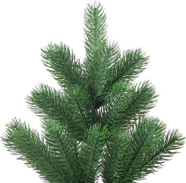 Alt view image 9 of 14 - vidaXL Nordmann Fir Artificial Christmas Tree Green 70.9"