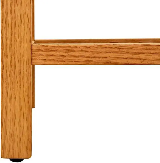 Alt view image 11 of 13 - vidaXL Shoe Rack with 4 Shelves 19.6"x10.6"x31.4" Solid Oak Wood