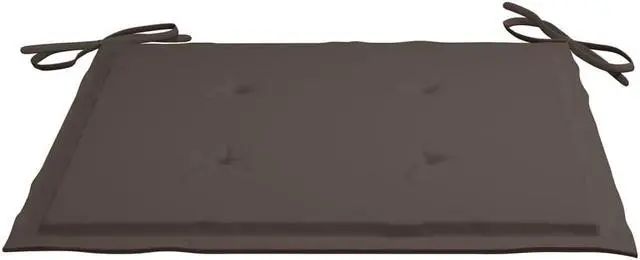 Alt view image 11 of 15 - vidaXL Garden Chair Cushions 2 pcs Taupe 50x50x4 cm Oxford Fabric