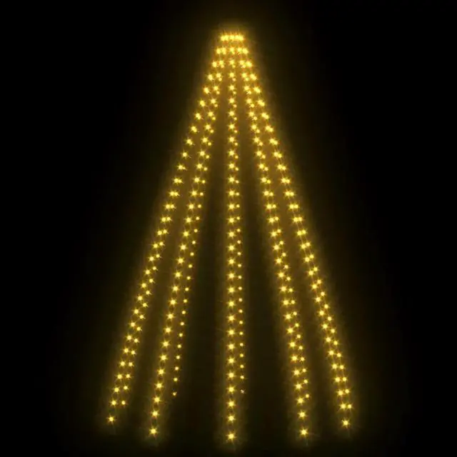 Alt view image 4 of 14 - vidaXL Tree Light Xmas Tree Lights for Indoor and Outdoor LED Net Light 118.1"