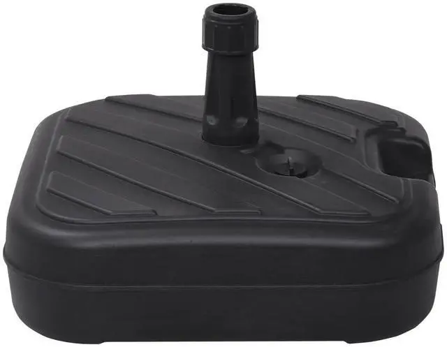 Alt view image 17 of 20 - vidaXL Outdoor Umbrella Base Patio Parasol Stand Parasol Base Garden Porch Black