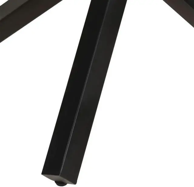 Alt view image 8 of 15 - vidaXL Dining Table Round 39.3"x39.3"x29.5" Rough Mango Wood