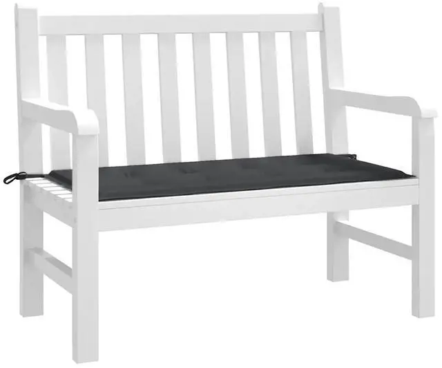 Alt view image 9 of 14 - vidaXL Garden Bench Cushion Black 39.4" Outdoot Seat Patio Seat Cushion