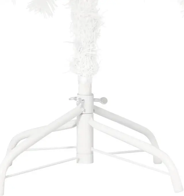 Alt view image 9 of 13 - vidaXL Artificial Christmas Tree with LEDs&Ball Set White 47.2"