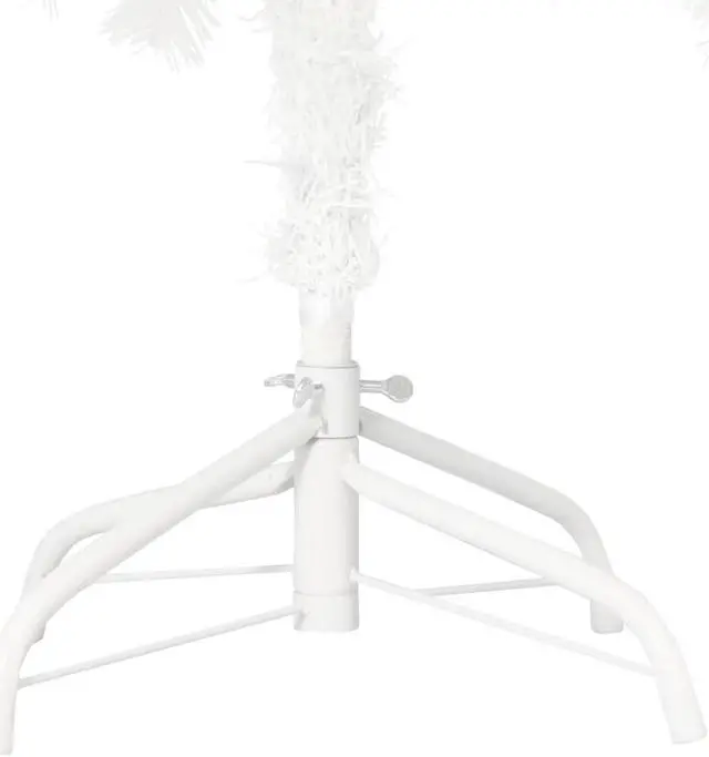 Alt view image 10 of 13 - vidaXL Artificial Christmas Tree with LEDs&Ball Set White 47.2"