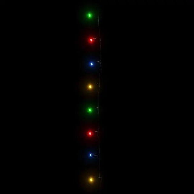 Alt view image 4 of 12 - vidaXL LED String with 150 LEDs Multicolor 49.2' PVC