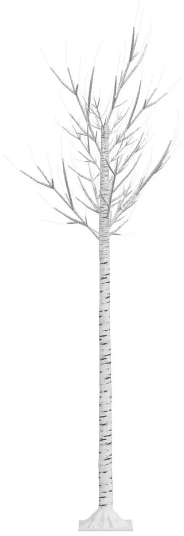 Alt view image 16 of 18 - vidaXL Christmas Tree 200 LEDs 5.9' Cold White Willow Indoor Outdoor