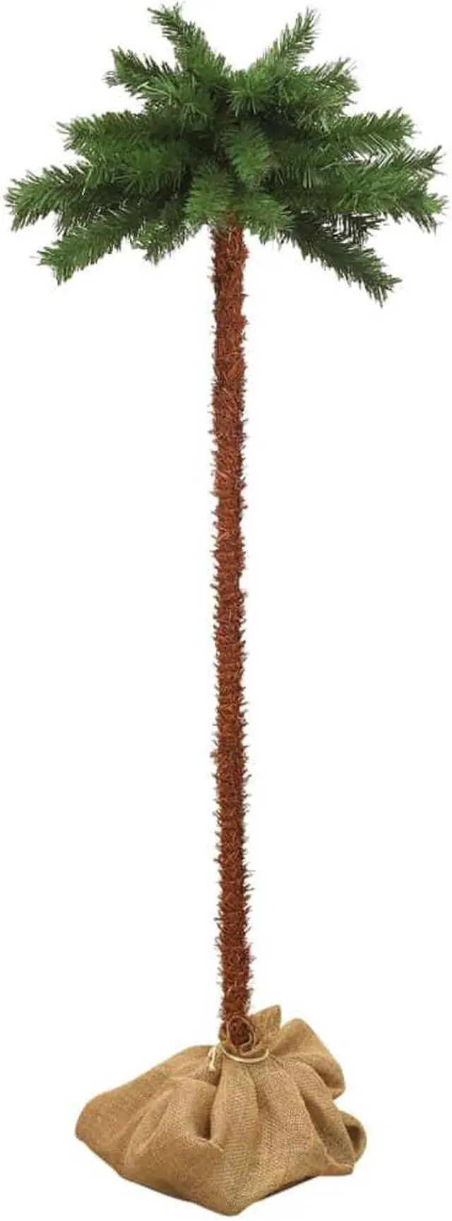 Alt view image 8 of 16 - vidaXL Artificial Palm Tree with LEDs 70.9"
