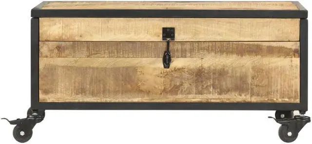 Alt view image 12 of 17 - vidaXL Coffee Table End Table Accent Side Table Solid Wood Mango 27.6 Inch