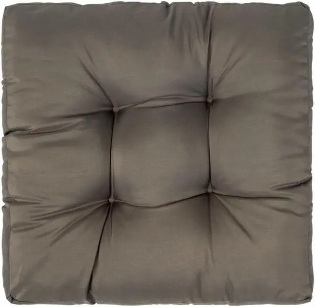 Alt view image 6 of 11 - vidaXL Chair Cushion Outdoor Patio Pallet Cushion Seat Pad Pillow Gray Fabric