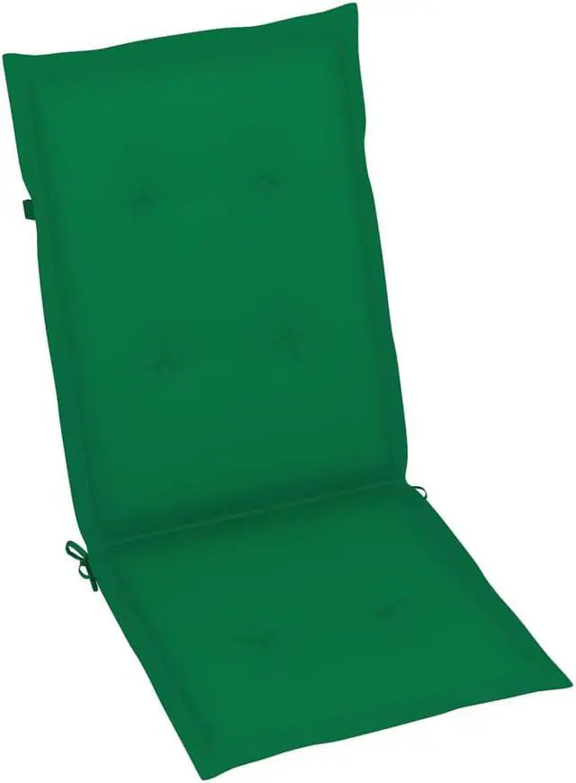 Alt view image 10 of 18 - vidaXL Chair Cushion 2 Pcs Outdoor Garden High Back Chair Cushion Green Fabric