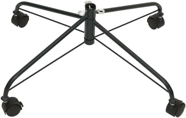 Alt view image 7 of 12 - vidaXL Christmas Tree Stand with Wheels 2x2x1 ft
