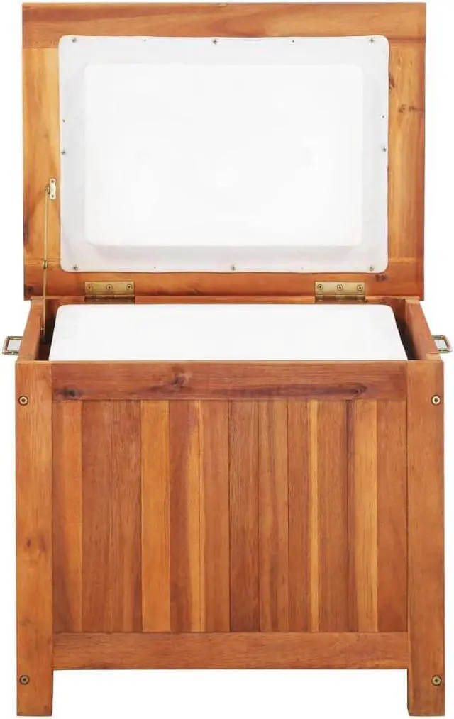 Alt view image 7 of 10 - vidaXL Ice Box Solid Acacia Wood 24.8"x17.3"x19.7"