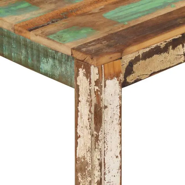 Alt view image 10 of 18 - vidaXL Coffee Table 31.5"x31.5"x15.7" Solid Reclaimed Wood