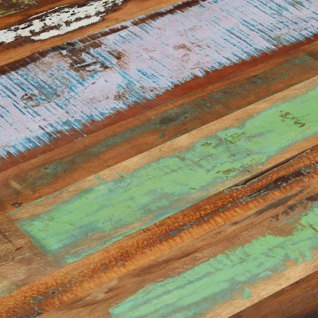 Alt view image 11 of 18 - vidaXL Coffee Table 31.5"x31.5"x15.7" Solid Reclaimed Wood