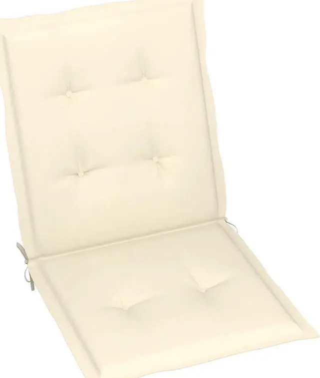 Alt view image 13 of 16 - vidaXL Chair Cushion 4 Pcs Outdoor Patio Chair Cushion Pad Cream Oxford Fabric