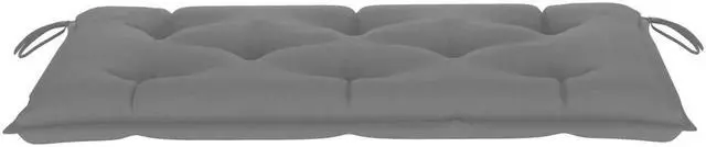 Alt view image 12 of 15 - vidaXL Bench Cushion Water Repellent Garden Seat Cushion Gray Oxford Fabric