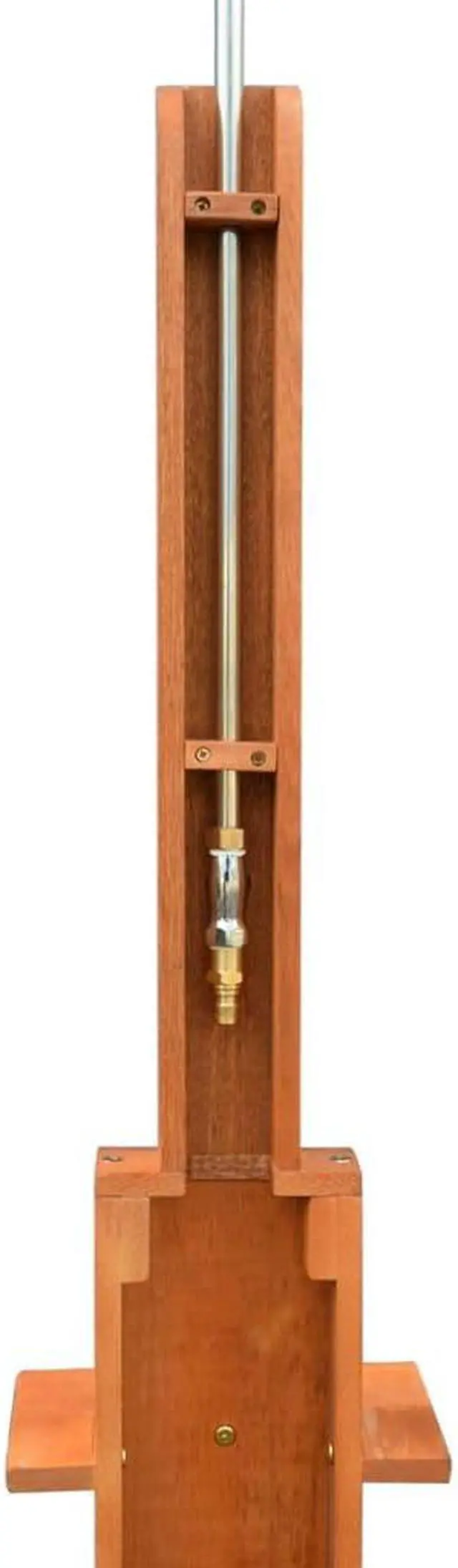 Alt view image 11 of 14 - vidaXL Outdoor Shower Eucalyptus Wood and Steel